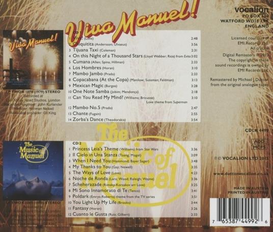 Viva Manuel! & The - CD Audio di Manuel and His Music of the Mountains - 2