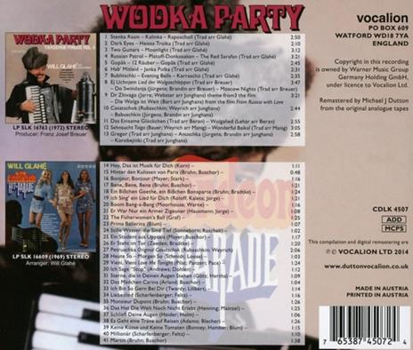Wodka Party - Accordeon - CD Audio di Will Glahé - 2