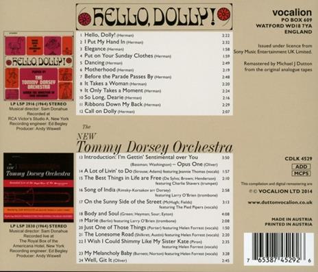 Hello, Dolly! & the New - CD Audio di Tommy Dorsey - 2