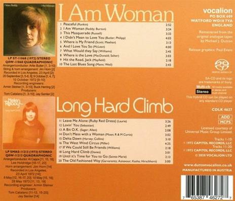 I Am Woman - Long Hard Climb - SuperAudio CD di Helen Reddy - 2