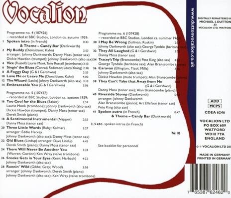 1959-60 Bbc vol.2 - CD Audio di John Dankworth - 2