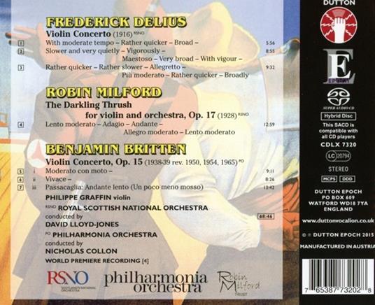 Violin Concerto - CD Audio di Benjamin Britten - 2