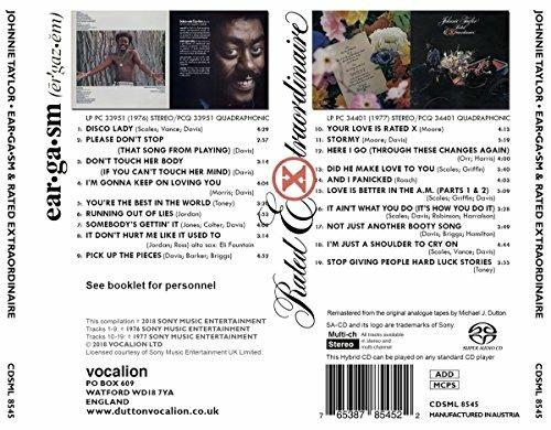 Eargasm - Rated Extraordinaire - SuperAudio CD di Johnnie Taylor