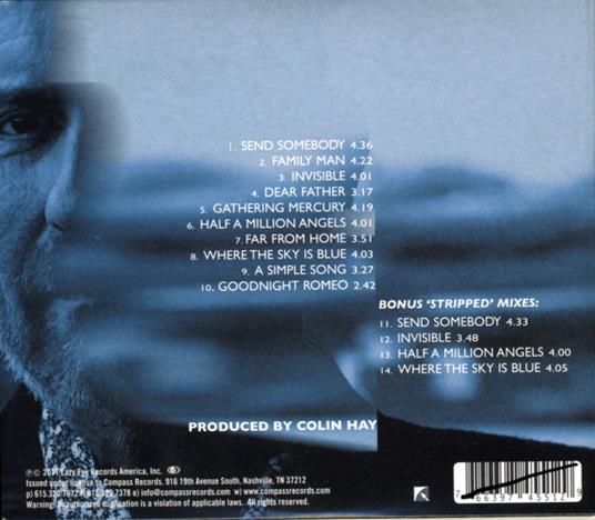 Gathering Mercury (Limited Edition) - CD Audio di Colin Hay - 2