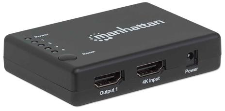 Manhattan 207706 ripartitore video HDMI 4x HDMI - 2