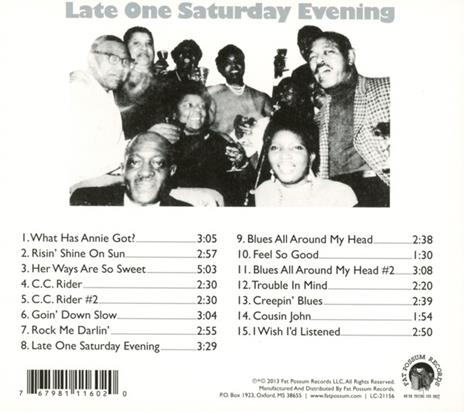 Late One Saturday Evening - CD Audio di Alec Seward - 2