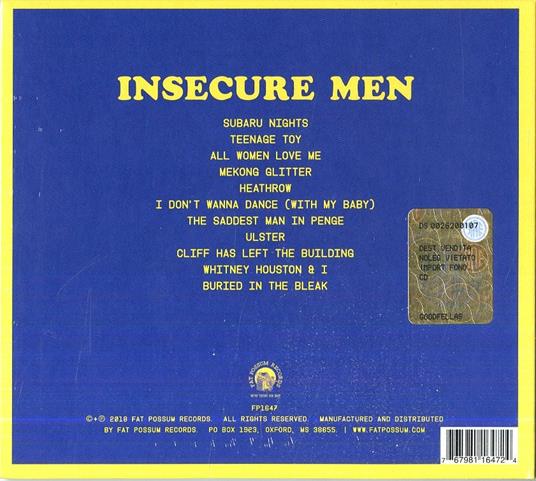 Insecure Men - CD Audio di Insecure Men - 2