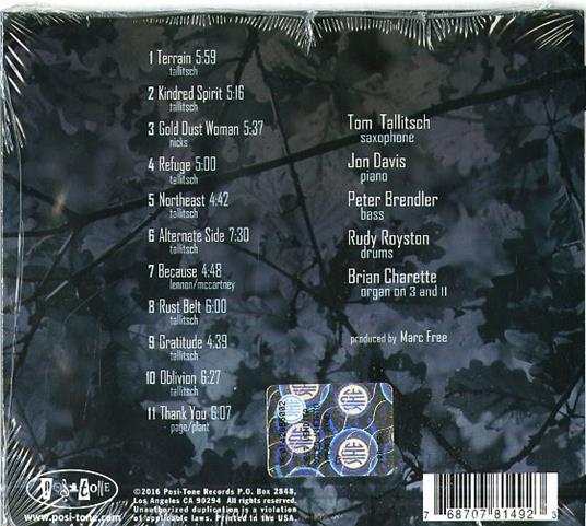 Gratitude - CD Audio di Tom Tallitsch - 2