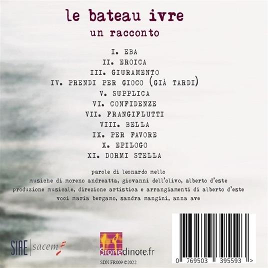 Un racconto - CD Audio di Le Bateau Ivre - 2