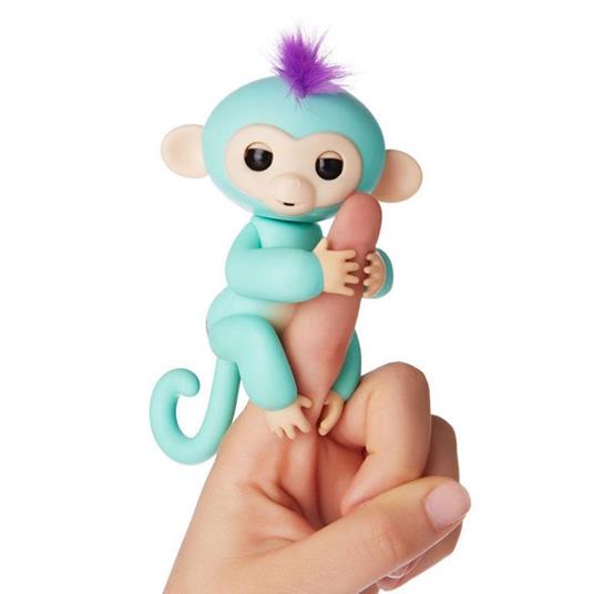 WoWWee - Fingerlings Interactive Baby Monkey Bella (rosa Con Capelli