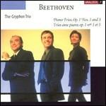 Trii con pianoforte op.1 n.1, n.2, n.3 - CD Audio di Ludwig van Beethoven,Gryphon Trio