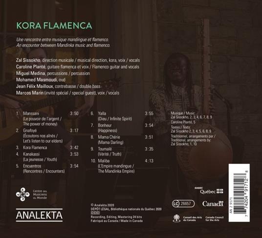 Kora Flamenca - CD Audio di Zal Sissokho - 2