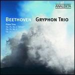 Trii con pianoforte op.11, op.70 n.1, n.2 - CD Audio di Ludwig van Beethoven,Gryphon Trio