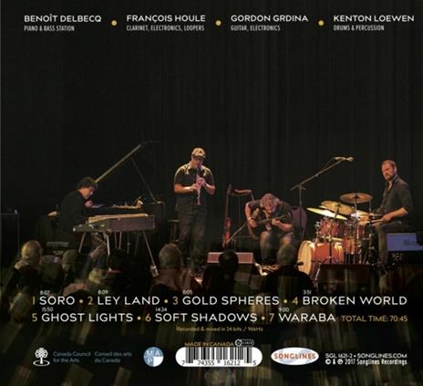 Ghost Lights - CD Audio di François Houle,Gordon Grdina - 2