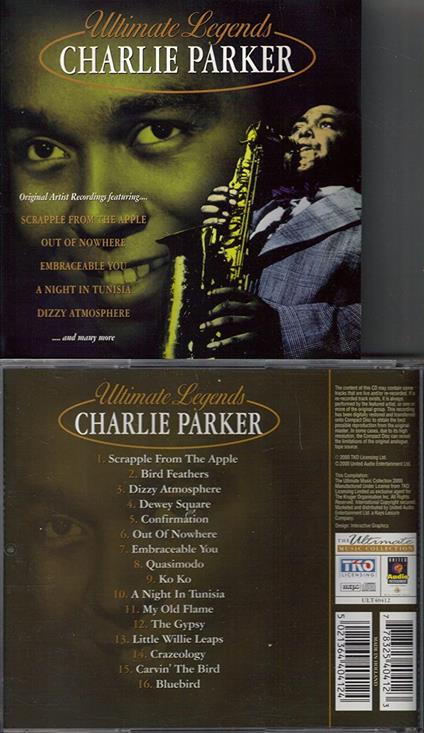 Ultimate Legends - CD Audio di Charlie Parker