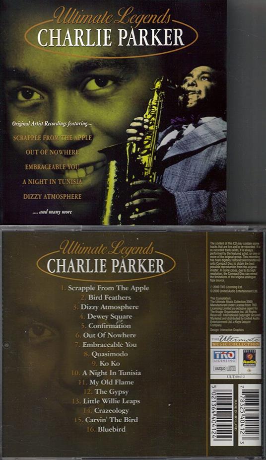 Ultimate Legends - CD Audio di Charlie Parker
