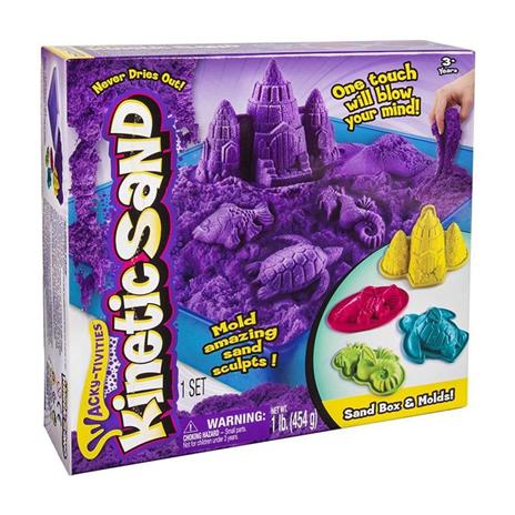 Kinetic Sand. Sabbia Modellabile. Set Sabbia con 4 Formine - 2