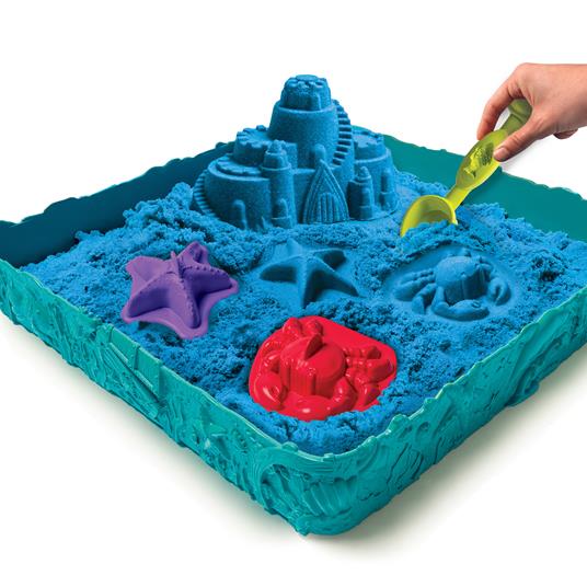 Kinetic Sand. Sabbia Modellabile. Set Sabbia con 4 Formine - 9