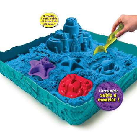 Kinetic Sand. Sabbia Modellabile. Set Sabbia con 4 Formine - 11