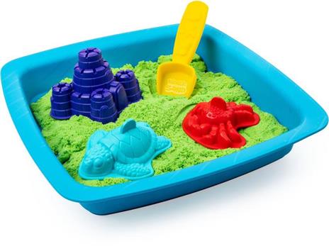 Kinetic Sand Sandbox Set Green - 2