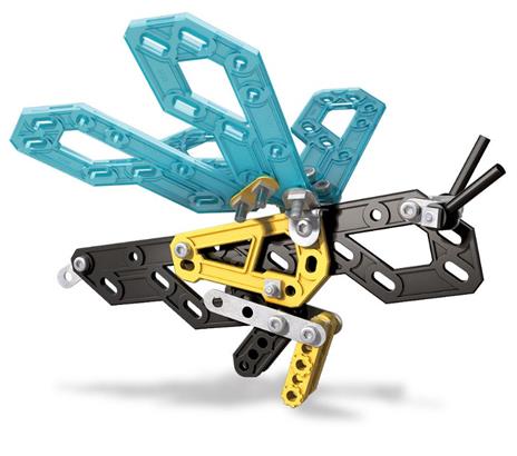 Confezione 3 Modelli 72 pezzi. Meccano (Insetti) - 5