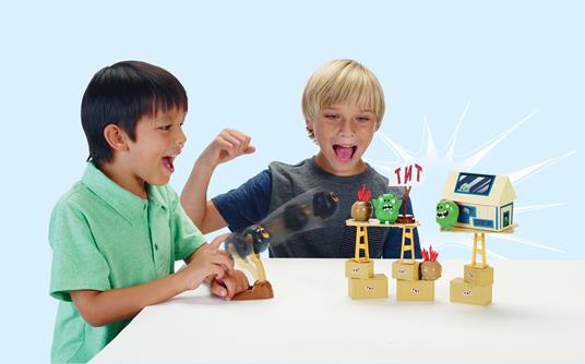 Playset Angry Birds. Attacco all'Isola Suina - 12