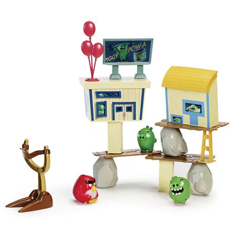Playset Angry Birds. Attacco all'Isola Suina - 14