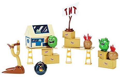 Playset Angry Birds. Attacco all'Isola Suina