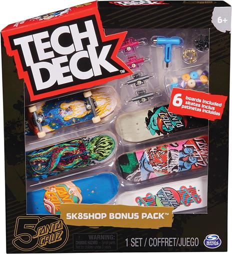 TECH DECK Bonus pack da 6 skate assortito - 5