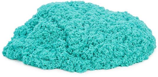 Kinetic Sand , sacchetto da 907 g di vera sabbia scintillante verde acqua scintillante da schiacciare, mescolare e modellare - 2