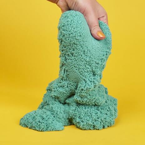 Kinetic Sand , sacchetto da 907 g di vera sabbia scintillante verde acqua scintillante da schiacciare, mescolare e modellare - 3