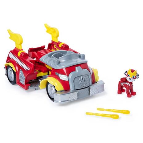 PAW Patrol Mighty Pups Power Changing Vehicle Marshall veicolo giocattolo - 5