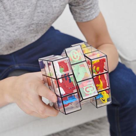 Spin Master Games Fusione Rubik's Perplexus 3 x 3, gioco di abilità con labirinto e complessi rompicapo, per adulti e bambini dagli 8 anni in su - 3