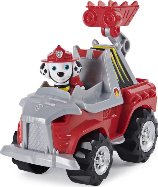 PAW PATROL 6059518 Dino Rescue Marshall's Deluxe Rev Up Vehicle with Mystery Dinosaur Figure - 2