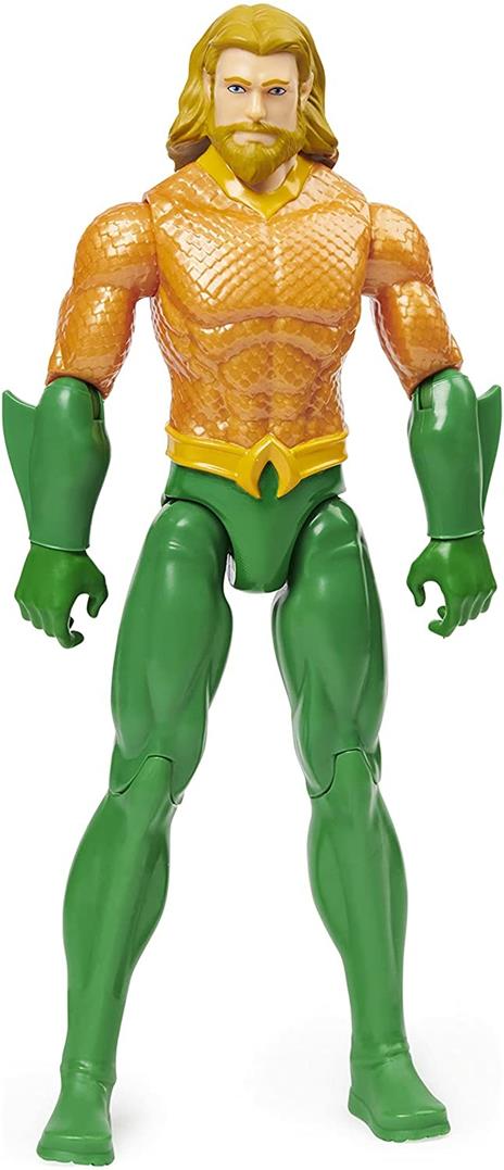 DC Comics - Aquaman, Personaggio Aquaman da 30 cm Articolato, dai 3 Anni