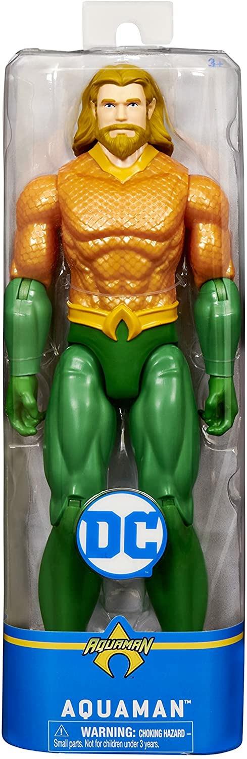 DC Comics - Aquaman, Personaggio Aquaman da 30 cm Articolato, dai 3 Anni - 2