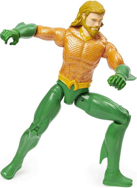 DC Comics - Aquaman, Personaggio Aquaman da 30 cm Articolato, dai 3 Anni - 3