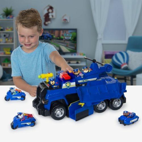 PAW Patrol Mega Camion della Polizia 5 in 1 di Chase, con Luci ed Effetti Sonori, dai 3 Anni, 6058329 - 3