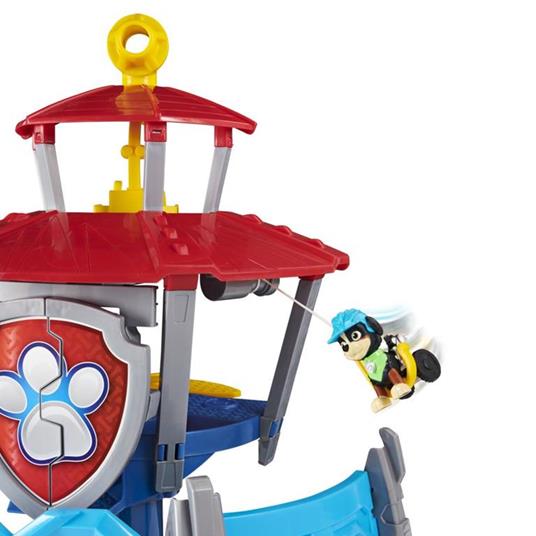 PAW Patrol , Quartiere Generale Dino con effetti sonori, esclusivo  personaggio Rex e veicolo - Spin Master - Paw Patrol Spinmaster - Garage -  Giocattoli