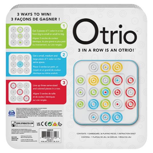 Marbles Otrio, gioco da tavolo di strategia, per adulti, famiglie e bambini dagli 8 anni in su - 5