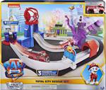 PAW Patrol Pista per macchinine Total City Rescue con veicolo di Marshall esclusivo da IL FILM