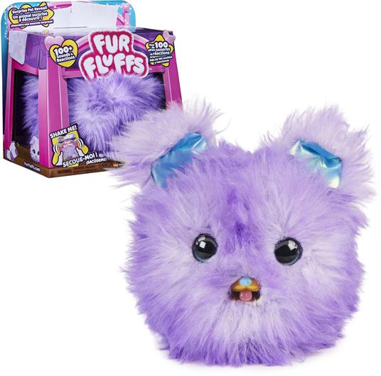 Spin Master Fur Fluffs , Pupper-Fluff, animale giocattolo interattivo a sorpresa con oltre 100 suoni e reazioni, per bambine dai 5 anni in su