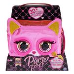 Purse pets borsetta in versione metallic cagnolino oltre 30 effetti sonori e reazioni, giocattoli per bambine dai 4 anni in su