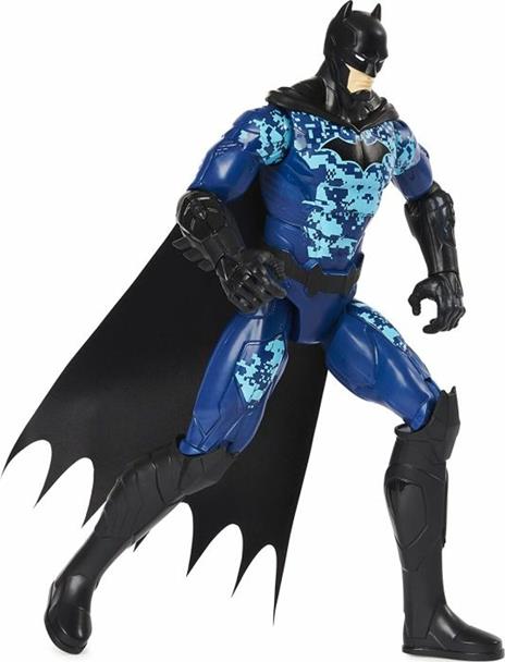 Batman, Personaggio Bat-Tech con Armatura Blu da 30 Cm, per Bambini dai 3 Anni in su - 5