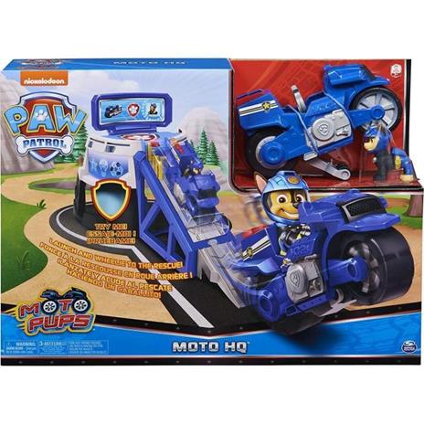PAT PATROL PLAYSET MOTORCYCLE LAUNCHER PUPS Paw Patrol With Interactive Launcher + Chase Figure 6060233 Giocattolo per bambini 3 anni e + - 3