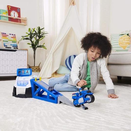 PAT PATROL PLAYSET MOTORCYCLE LAUNCHER PUPS Paw Patrol With Interactive Launcher + Chase Figure 6060233 Giocattolo per bambini 3 anni e + - 4