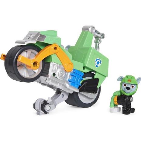 PAT PATROL VEICOLO + FIGURINA RIMOVIBILE ROCKY MOTO PUPS Paw Patrol Moto retrofit 6060545 Giocattolo per bambini 3 anni e + - 2