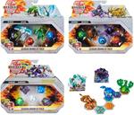 Bakugan Confezione da 5 Geogan Brawler, Geogan esclusivi Surturan e Sluggler e 3 action figure collezionabili