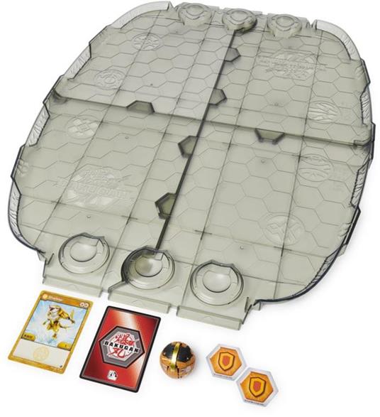 Bakugan Battle Matrix, tabellone di gioco deluxe con esclusivo Gold Sharktar, per bambini dai 6 anni in su - 2