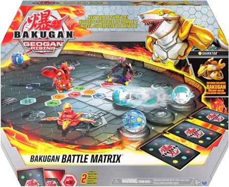 Bakugan Battle Matrix, tabellone di gioco deluxe con esclusivo Gold Sharktar, per bambini dai 6 anni in su - 3